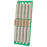 6 HE VME64x 5 Slots mit P0, mit M3/M4 power bolts