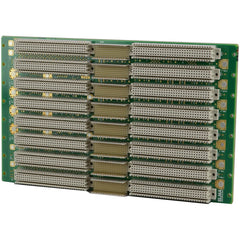 6 HE VME64x 8 Slots mit P0, mit M3/M4 power bolts