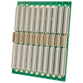 6 HE VME64x 10 Slots mit P0, mit M3/M4 power bolts