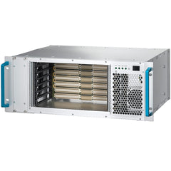 Typ 12, VME64x, 7 Slots, Arbiter Slot 1, 4 HE, 84 HP, 375 mm