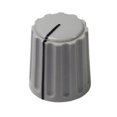 Klassischer Spannzangenknopf | grau | mit Linie | matt oder glänzend | Ø 14.5 mm