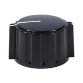 Flügelknopf | schwarz | mit Linie | matt oder glänzend | Ø 14.5 mm