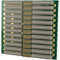 6 HE VME64x 16 Slots mit P0, mit M3/M4 power bolts