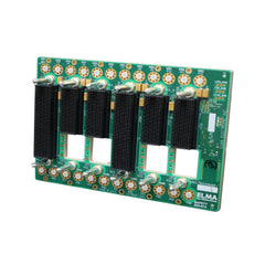 3 HE 25-Gb-Backplane mit 6 Steckplätzen, ausgerichtet auf SOSA, Öffnungen für VITA 66/67-Module