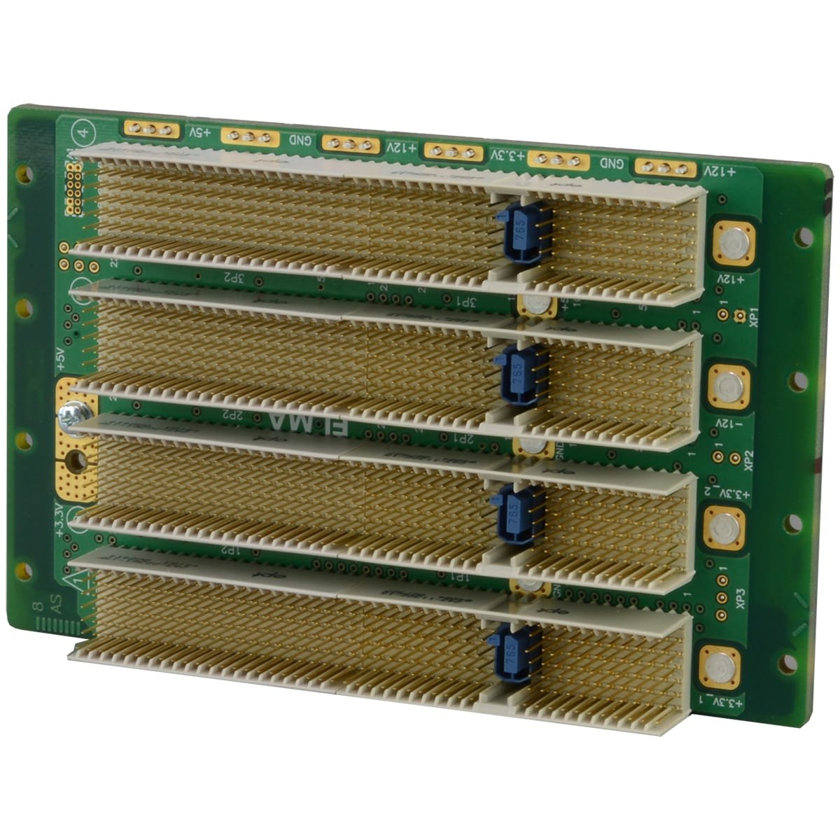 Compactpci Backplane 3 HE CompactPCI 5 Slots SSL 33 MHz VIO 5V BW 32-Bit – Elma-German