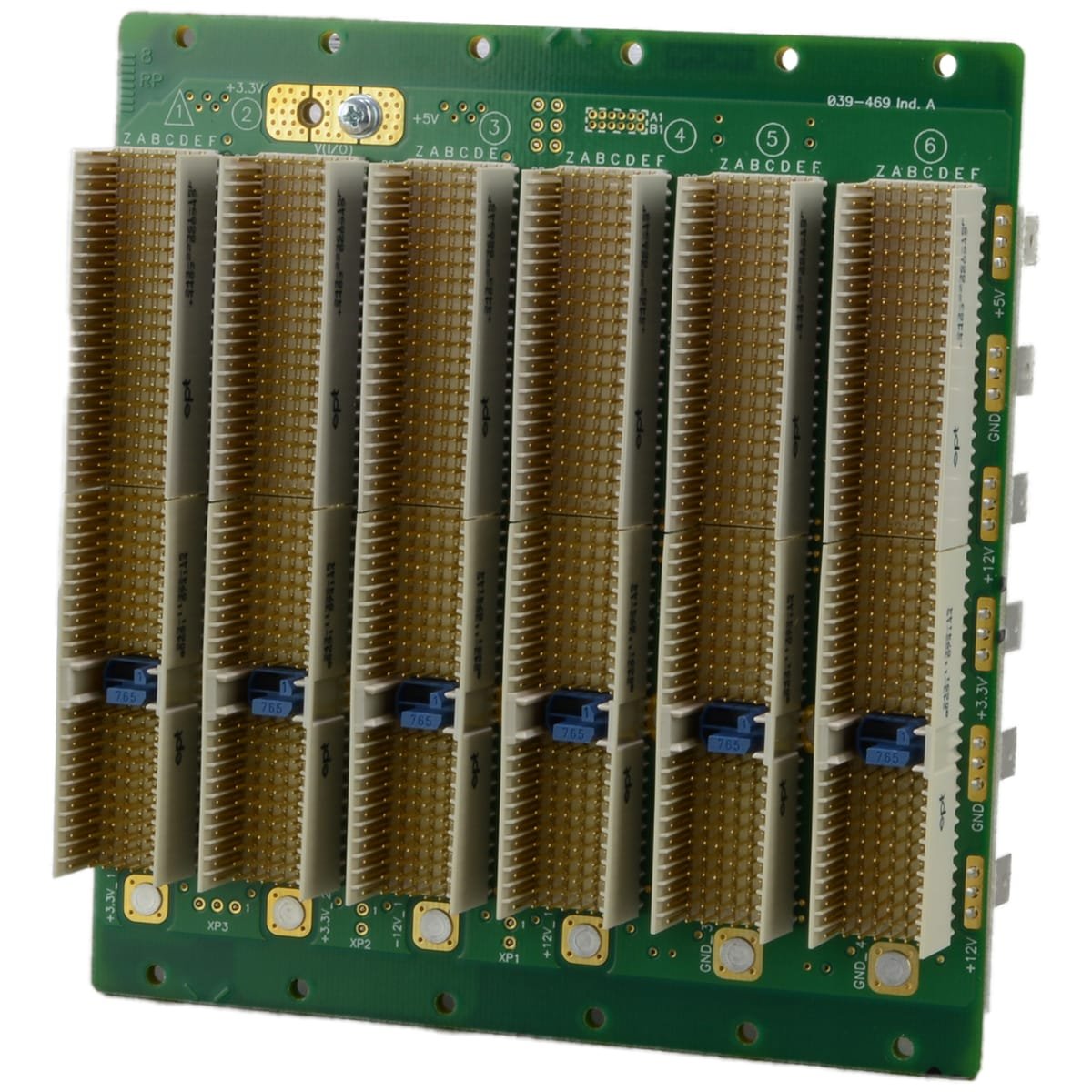 Compactpci Backplane 3 HE CompactPCI 6 Slots SSL 33 MHz VIO 5V BW 32-Bit – Elma-German
