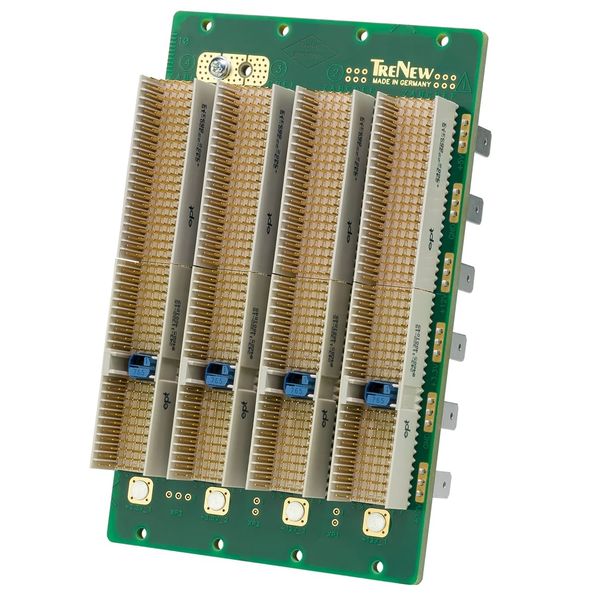 Compactpci Backplane 3 HE CompactPCI 4 Slots SSR 33 MHz VIO 5V BW 64-Bit – Elma-German